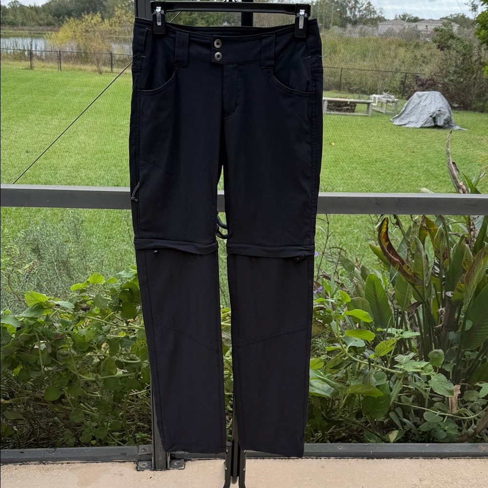 Columbia OMNI SHIELD Black zip off hiking pants